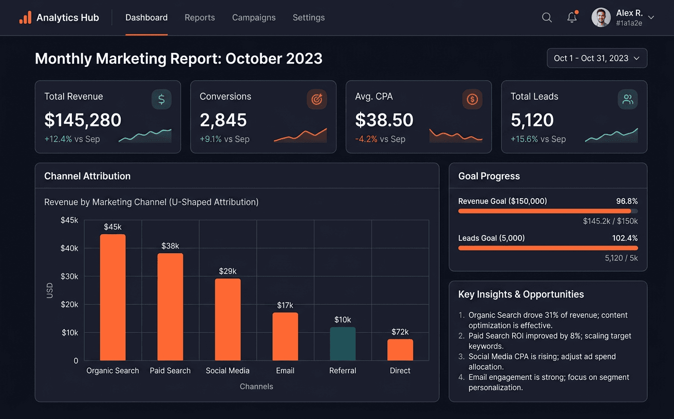 Monthly Performance Reports