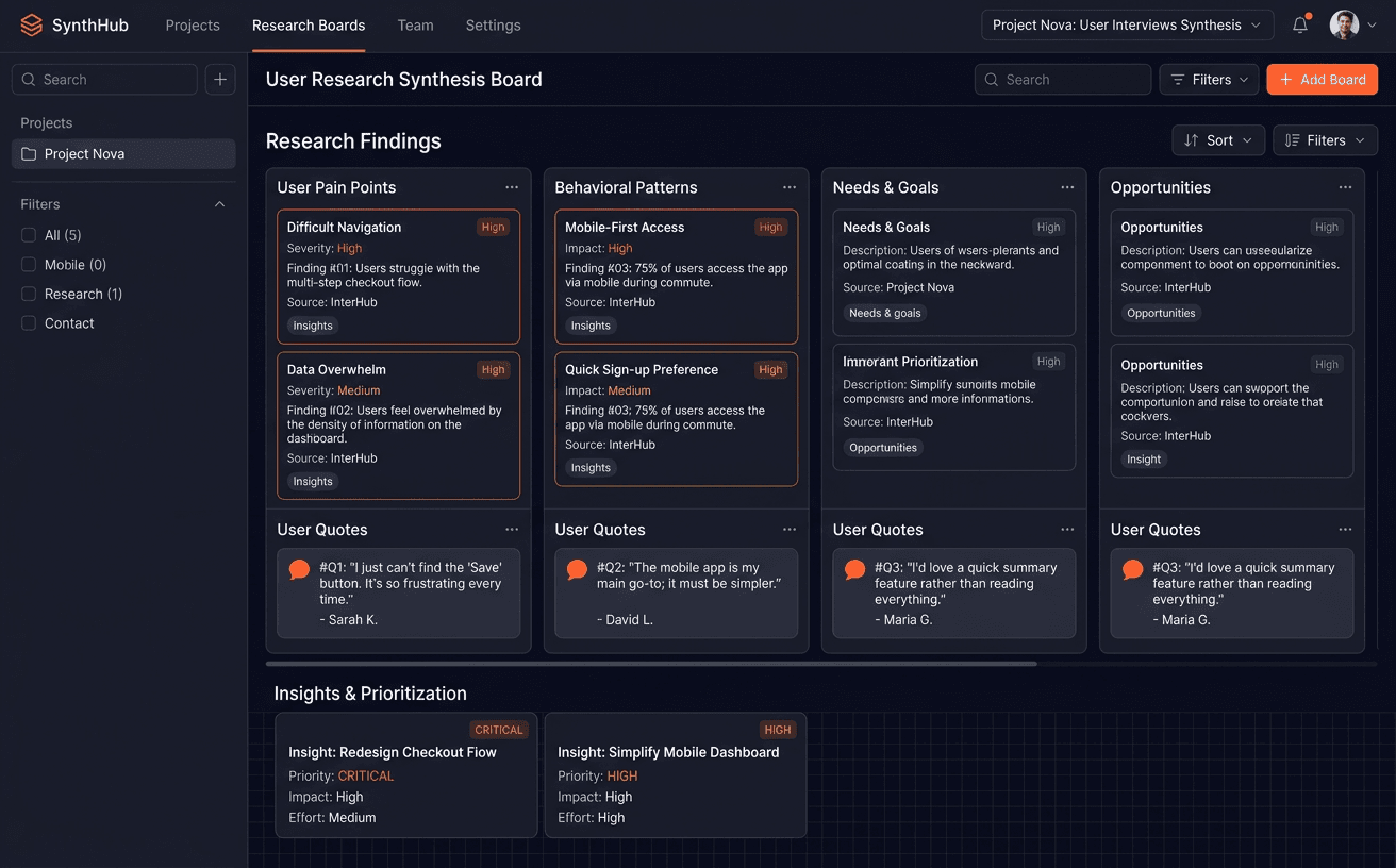 Research Insights Synthesis